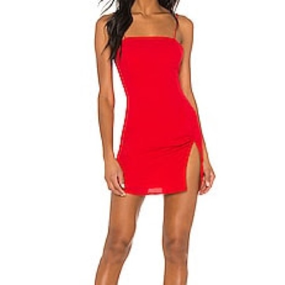 Revolve syrus slit mini dress superdown
